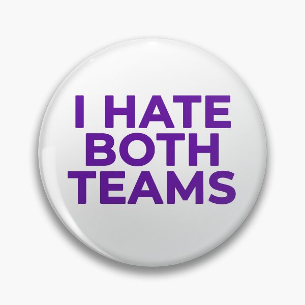 Item preview, I Hate Both Teams - Funny Football designed and sold by SdForce.