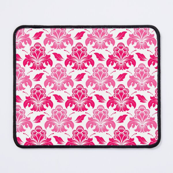 Item preview, Preppy Room Decor -	Preppy Red and Pink Damask Pattern designed and sold by Shop Your Aesthetic.
