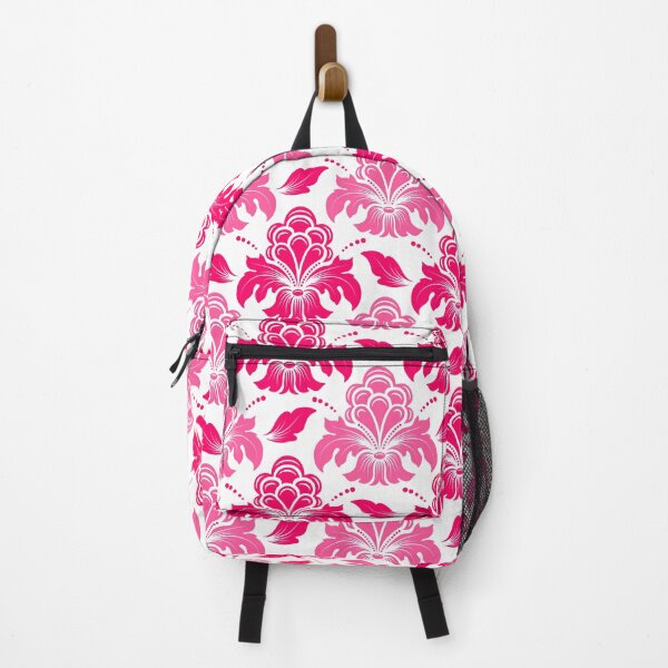 Item preview, Preppy Room Decor - Preppy Red and Pink Damask Pattern designed and sold by Shop Your Aesthetic.