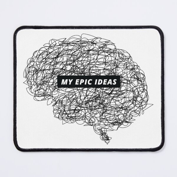 Item preview, Brain scribble with epic ideas designed and sold by NicoletaDesigns.