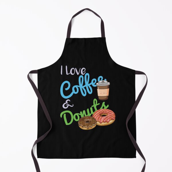 Item preview, I love coffee & donuts shirt , I love coffee and donuts shirt Donuts lovers Gift Idea Coffee Lover Shirt morning people Gift For Coffee & donuts Lover designed and sold by Laadel.