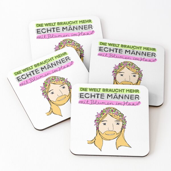 Item preview, Men with flowers in their hair Equality designed and sold by frochti.