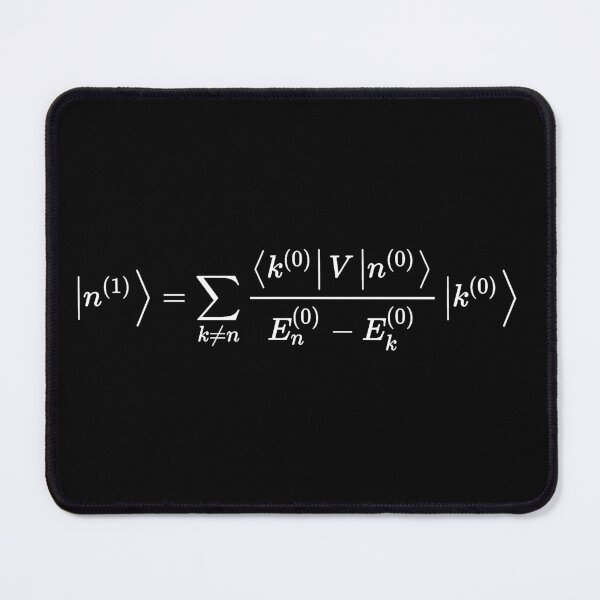 Item preview, First order state shift, quantum physics perturbation theory dark version designed and sold by NoetherSym.