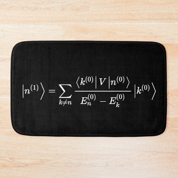 Item preview, First order state shift, quantum physics perturbation theory dark version designed and sold by NoetherSym.