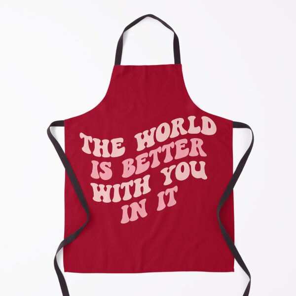 Item preview, Preppy Room Decor - The world is better with you in it designed and sold by Shop Your Aesthetic.