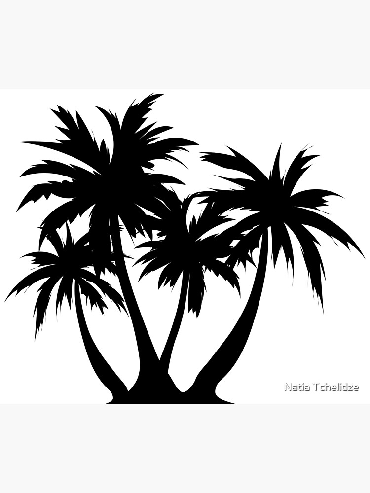 palm-tree-black-palm-poster-by-zvigo17-redbubble