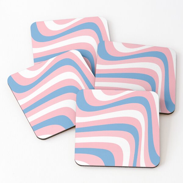 Item preview, Blue, White and Pink Swirl Inspired by the Transgender Pride Flag designed and sold by forkmuddies.