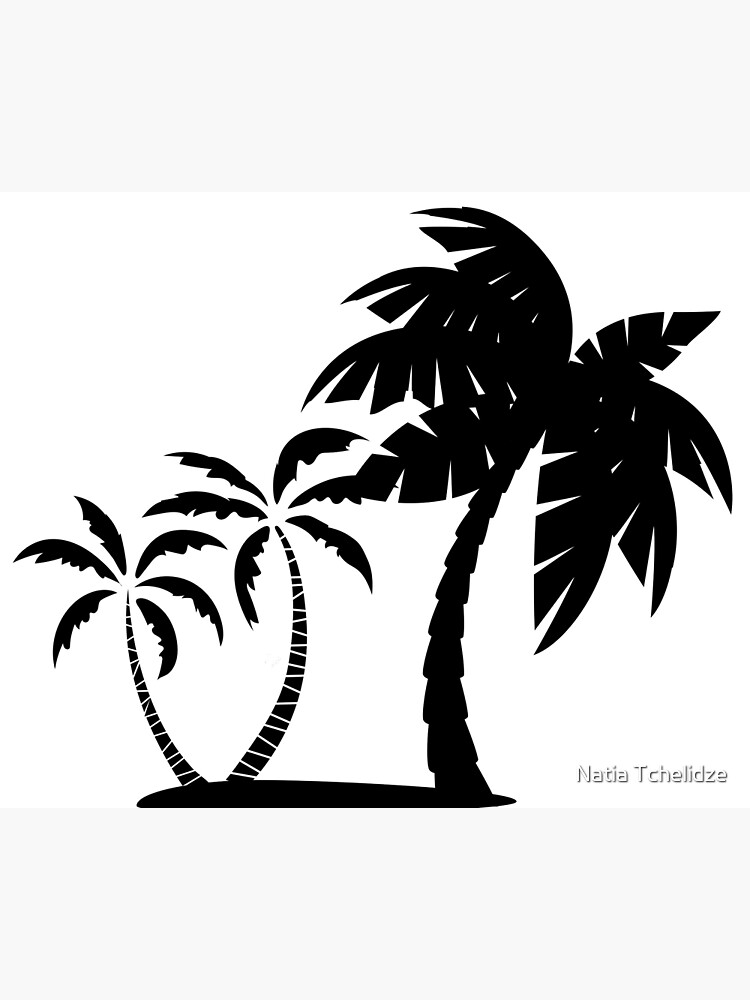 palm-tree-black-palm-poster-for-sale-by-zvigo17-redbubble