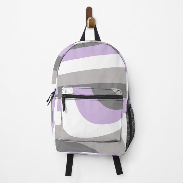 Item preview, Purple, Black, Grey and White Print inspired by the Asexual Flag Colors designed and sold by forkmuddies.