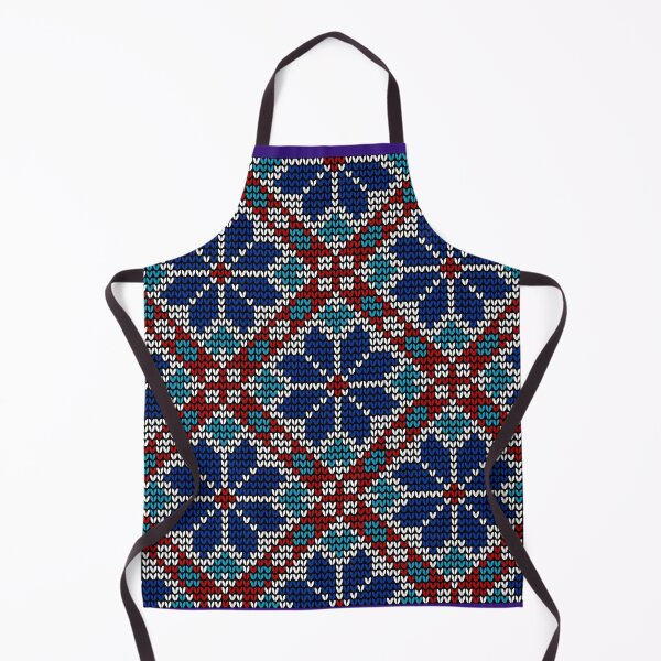 Item preview, Multicolored Nordic Knitted Snowflakes Pattern designed and sold by branaghbel.