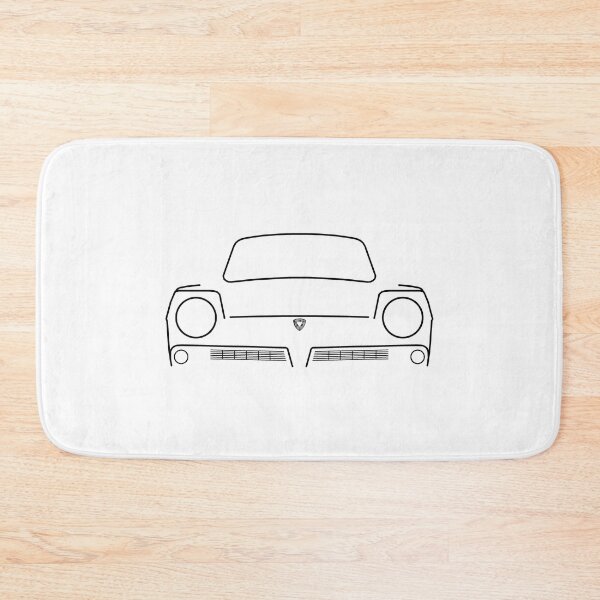 Item preview, Reliant Regal 1970s classic car black outline graphic  designed and sold by soitwouldseem.