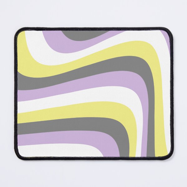 Item preview, Black, yellow, purple and white swirl inspired by the nonbinary pride flag designed and sold by forkmuddies.