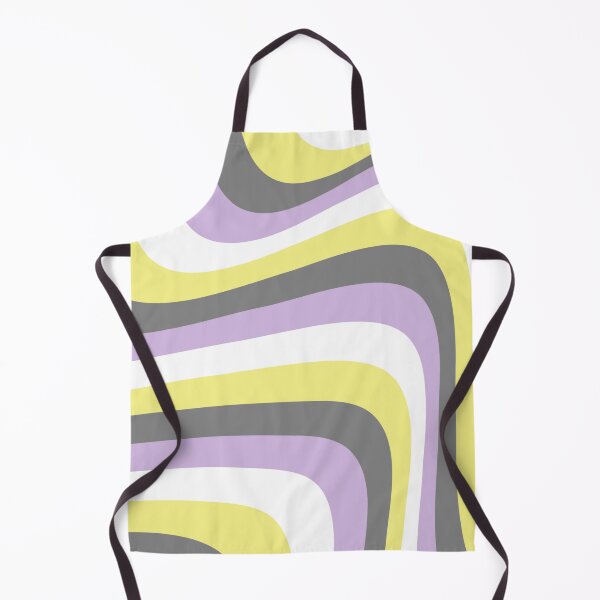 Item preview, Black, yellow, purple and white swirl inspired by the nonbinary pride flag designed and sold by forkmuddies.