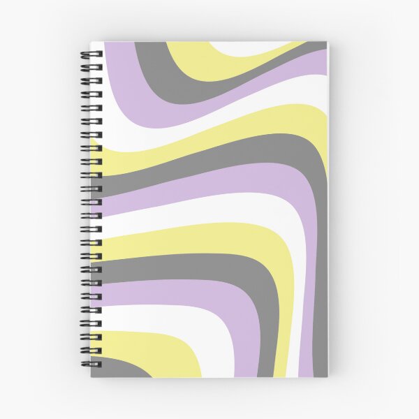Item preview, Black, yellow, purple and white swirl inspired by the nonbinary pride flag designed and sold by forkmuddies.