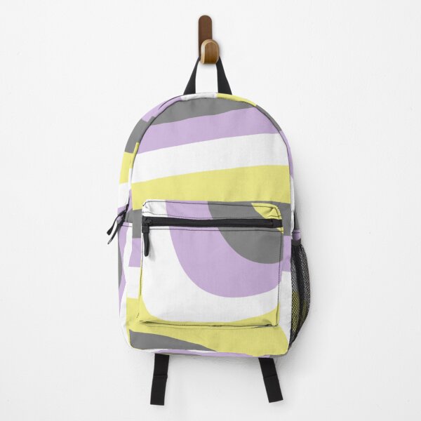 Item preview, Black, yellow, purple and white swirl inspired by the nonbinary pride flag designed and sold by forkmuddies.