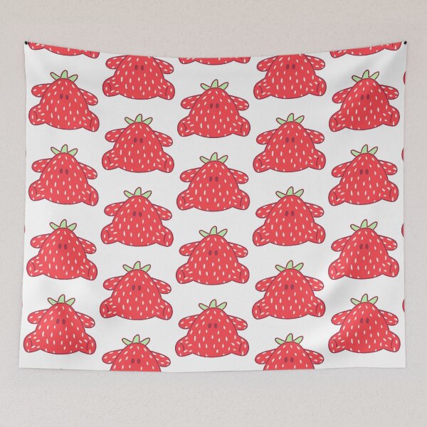 Artikelvorschau, Kawaii strawberry plushie design entworfen und verkauft von moonbean-art.