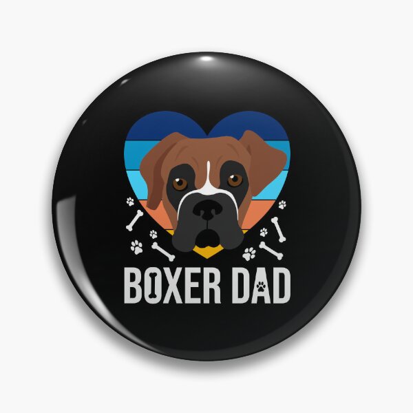 Item preview, Boxer Dad: lindo perro boxer designed and sold by Happy Puppy Print On Demand.
