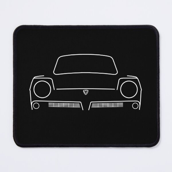 Item preview, Reliant Regal 1970s classic car white outline graphic  designed and sold by soitwouldseem.