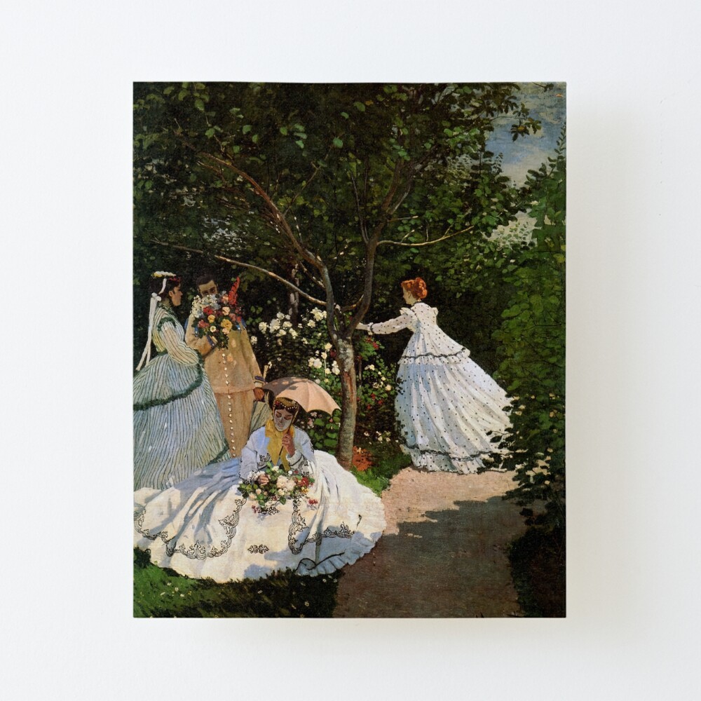 Vault W Artwork Claude Monet Woman In The Garden Impressionist Art