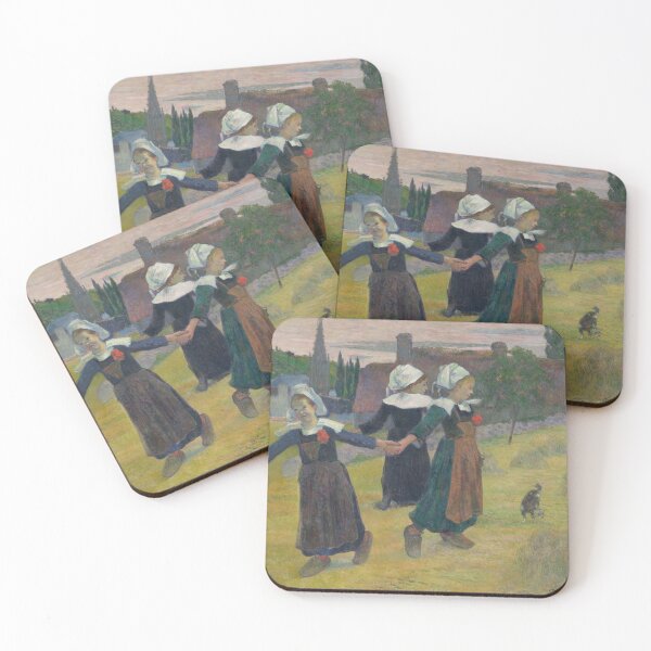 Aperçu de l'œuvre Paul Gauguin - Danseuses bretonnes, Pont-Aven créée et vendue par the-tala.