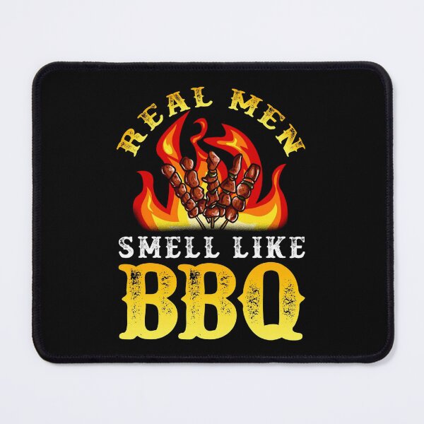 Item preview, Real Men Smell Like Barbecue designed and sold by Roadbubble.