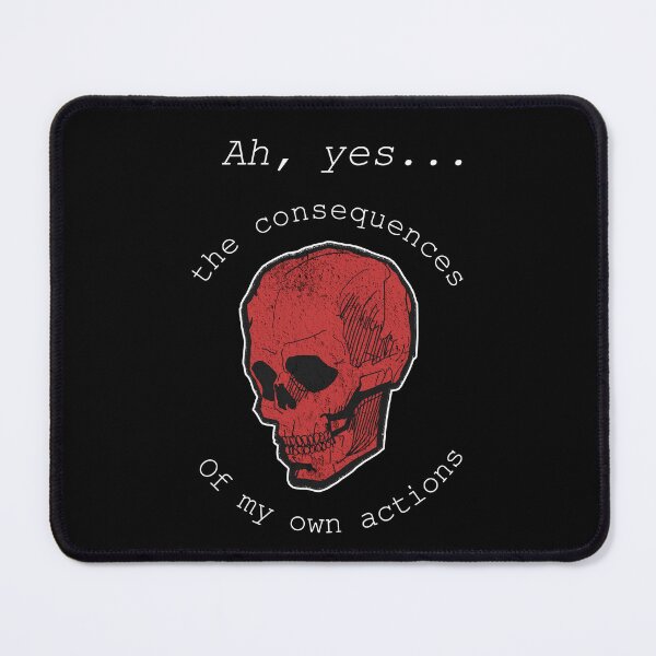 Item preview, Consequences of my own actions skull - Dark version designed and sold by Dracos-Graphics.