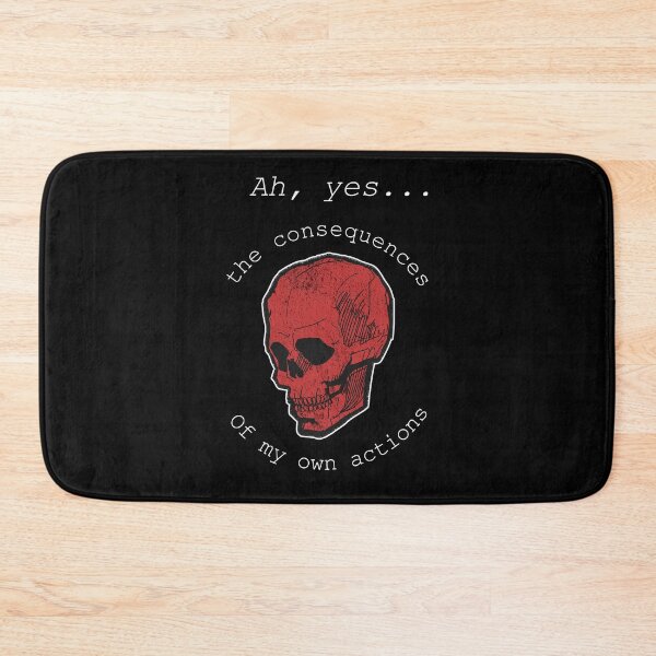 Item preview, Consequences of my own actions skull - Dark version designed and sold by Dracos-Graphics.