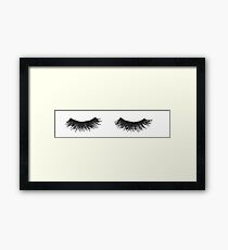 Wimpern Gerahmtes Wandbild