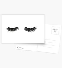 Eyelashes Postcards
