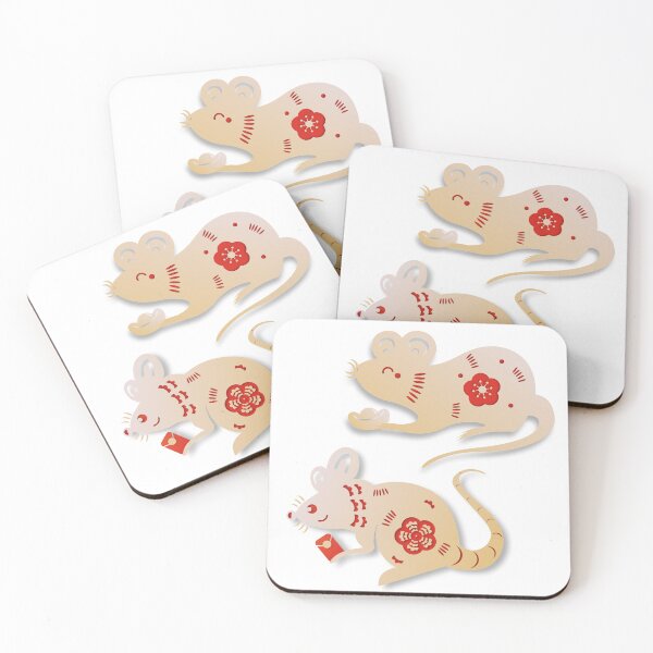 Item preview, Year Of The Rat Chinese Zodiac New Year 2022 Sticker  designed and sold by OmnaShop.