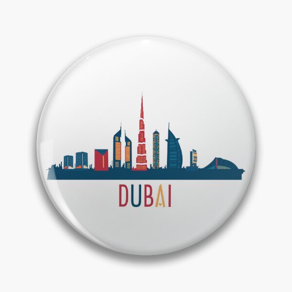 Artikelvorschau, Skyline von Dubai entworfen und verkauft von patternprint1.