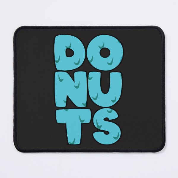 Item preview, Donuts in blue typography designed and sold by Donutlovers.