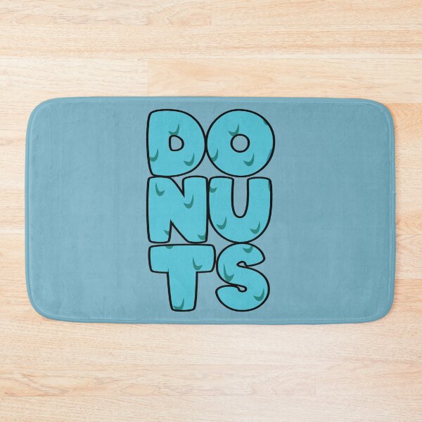 Item preview, Donuts in blue typography designed and sold by Donutlovers.
