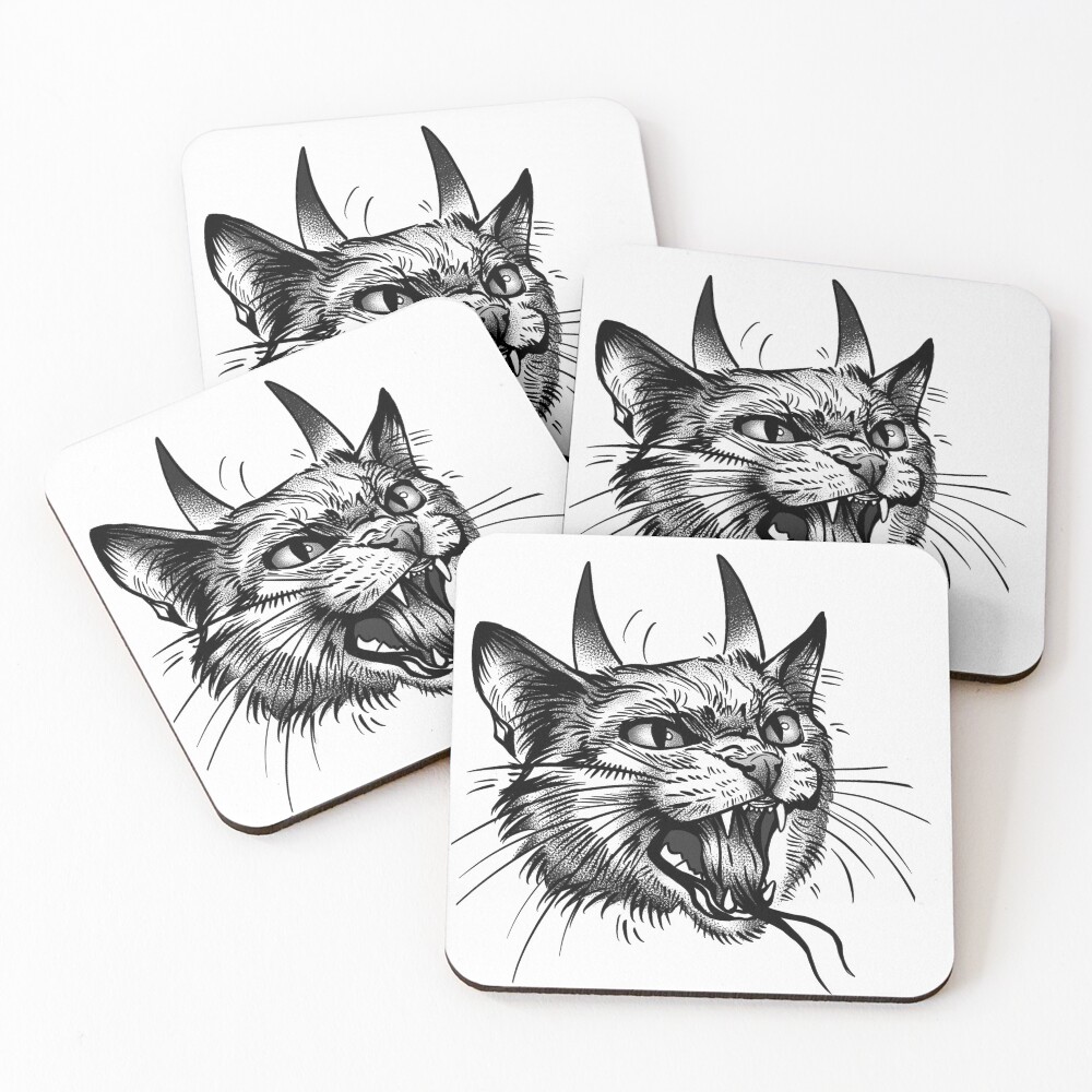 Item preview, Coasters (Set of 4) designed and sold by thepandemonium.