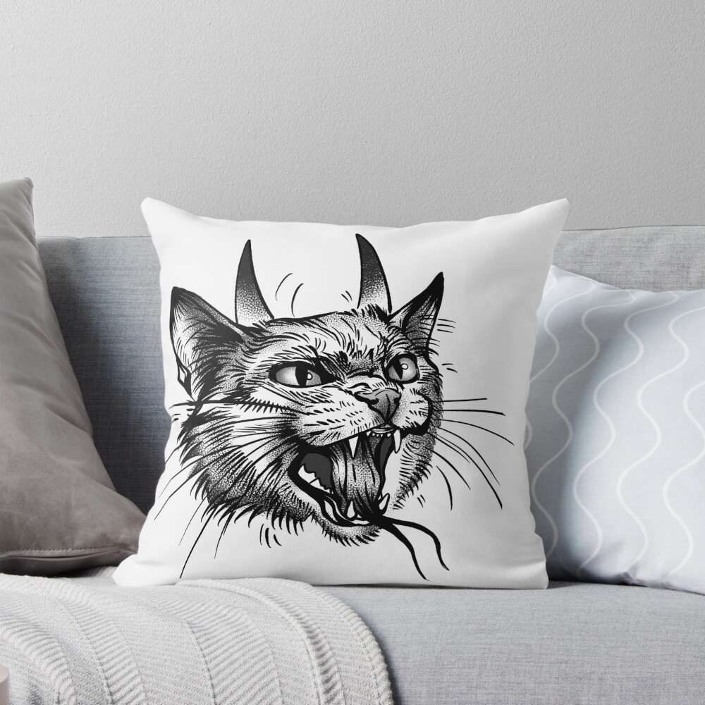 Item preview, Throw Pillow designed and sold by thepandemonium.