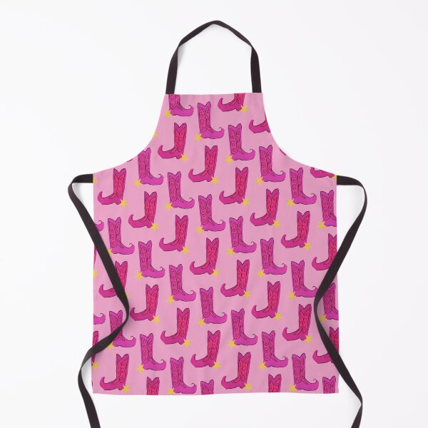 Item preview, Preppy Room Decor - cowgirl boots Pattern on pink designed and sold by Shop Your Aesthetic.