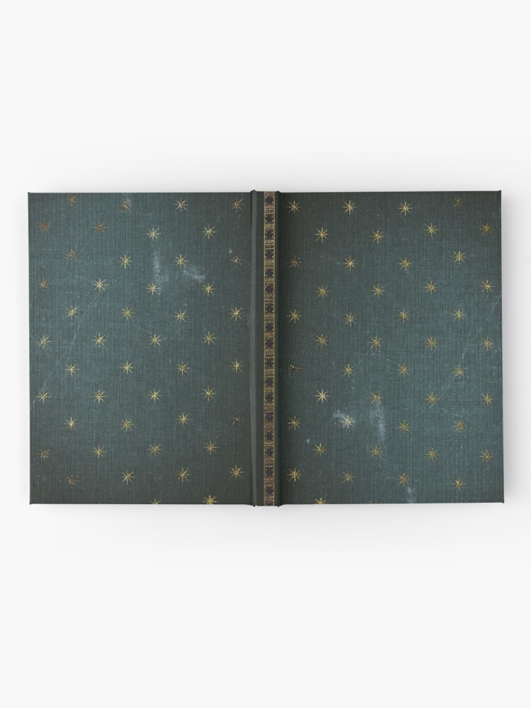 Alternate view of Vintage Emerald Stars Grimoire (Green, Gold) Hardcover Journal