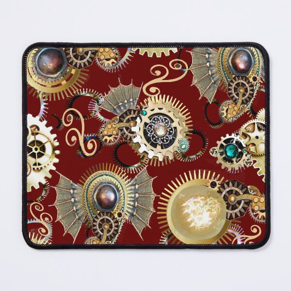 Item preview, gears, paisley, gold ruby, abstraction, wealth designed and sold by Maria Mihailova.