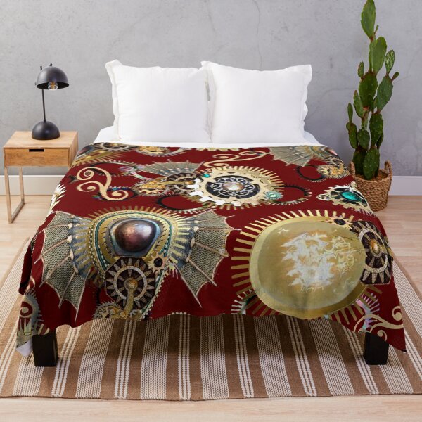 Item preview, gears, paisley, gold ruby, abstraction, wealth designed and sold by Maria Mihailova.