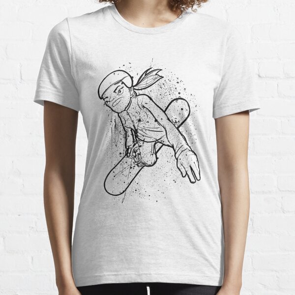 Snowboard girl freestyle jump Essential T-Shirt