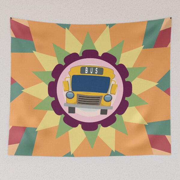 Item preview, Just A Boy Who Loves School Buses - Colorful Design designed and sold by FridPix.