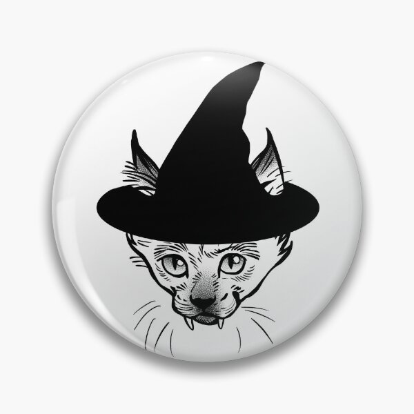 Item preview, Cheeky witch kitten designed and sold by thepandemonium.