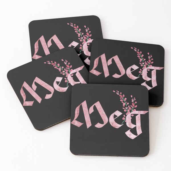 Item preview, Meg girls name pink design with flower detail designed and sold by Areashor.