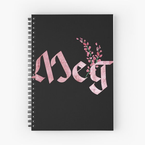 Item preview, Meg girls name pink design with flower detail designed and sold by Areashor.
