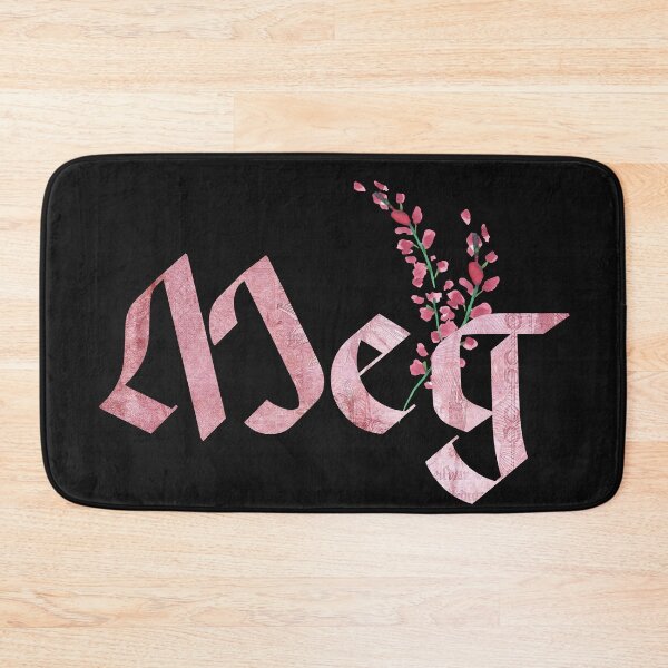Item preview, Meg girls name pink design with flower detail designed and sold by Areashor.