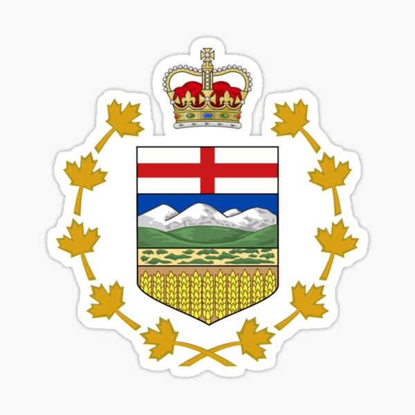 emblem-of-the-lieutenant-governor-of-alberta-canada-sticker-for-sale