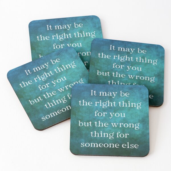 Item preview, The Right Thing Quotation designed and sold by onepony.