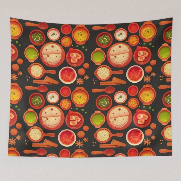 Item preview, Assorted Indian Food designed and sold by Alicia Chee.