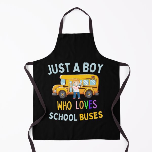 Item preview, Just A Boy Who Loves School Buses (Gift For Boys) designed and sold by i-longmanshop.