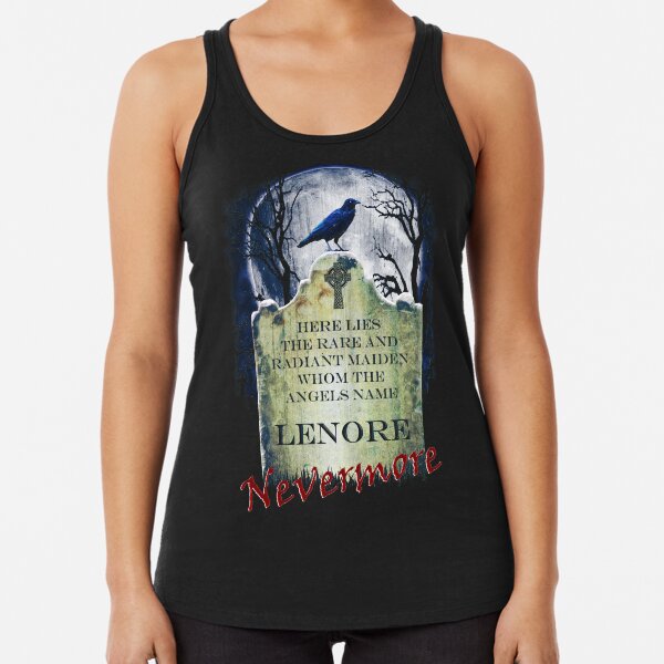 Edgar Allan Poe The Raven Racerback Tank Top